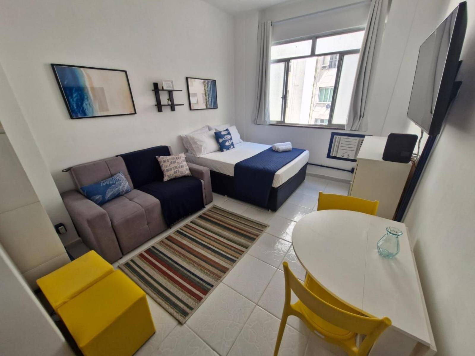 Studio Pe Na Areia Em Copacabana 里约热内卢 外观 照片